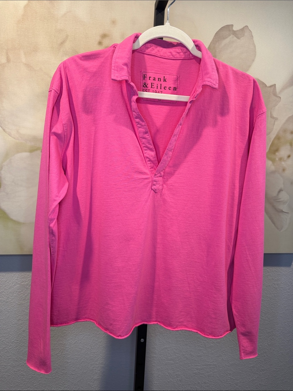 🆕Frank & Eileen Patrick Popover Henley in Lotus - Picture 5 of 7